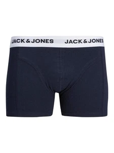JACK&JONES Herren Bockershorts Sorts Unterwäsche JACBASIC WHITE WB TRUNK SN - Picture 1 of 3