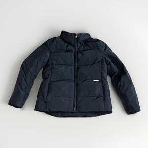 Abrigo acolchado negro mediano Guess para hombre con capucha chaqueta de invierno esquí senderismo - Imagen 1 de 9