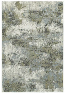 5x7 Sphinx Blue Abstract Shaded Bleached Area Rug 8039E - Aprx 5' 3" x 7' 3" - Picture 1 of 1