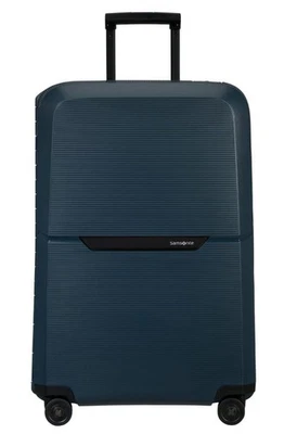 Samsonite Magnum Eco Spinner 75/28 Trolley midnight blue 4 Rollen Hartschale - Bild 1 von 4