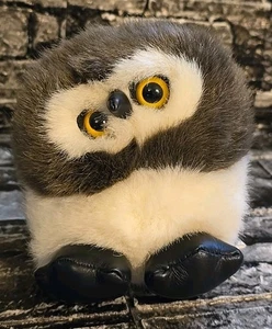Swibco Puffkins Olley Owl 1997 Plush Animal Beanie Toy Style 6626 DOB 7/7/97 NWT - Picture 1 of 15