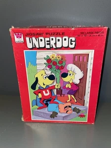 Vintage Whitman Underdog Jigsaw Puzzle 100 Large Pieces - Picture 1 of 4