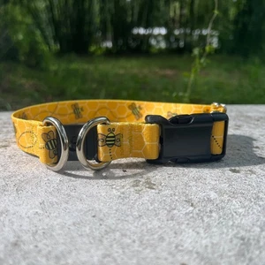 Collar de perro separable de 1 pulgada de ancho para perros grandes - abejorro hecho en EE. UU. - Imagen 1 de 5