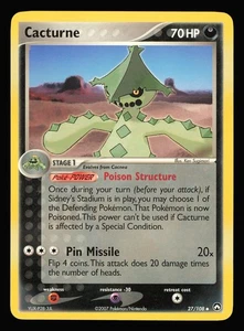 Cacturne 27/108 Power Keepers Pokemon NON OLOGRAFICO - LP-NM - Foto 1 di 2