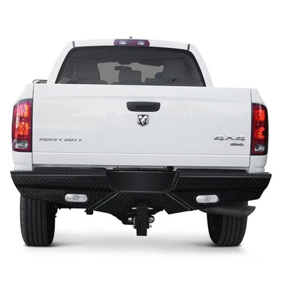 For Dodge Ram 1500 03-08 Bumper Diamond Series Full Width Black Powder Coated Foto 1 de 3