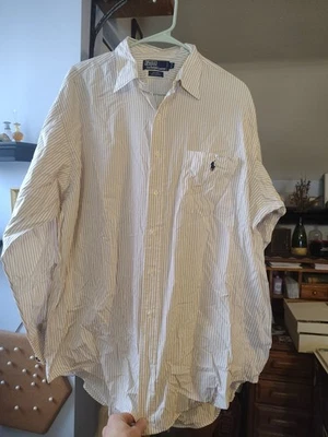 Camisa Polo de Ralph Lauren Jaymes 100 % algodón para hombre cuello 16,5 manga 34 Foto 1 de 4
