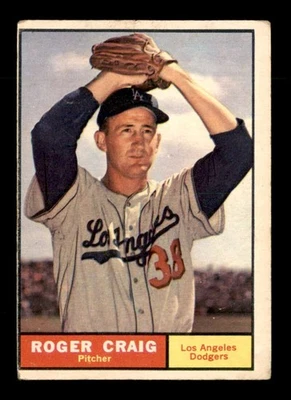 1961 Topps #543 Roger Craig VG X3571350 - Imagem 1 de 3
