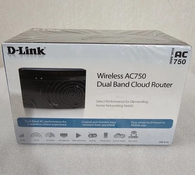 D-Link Wireless AC 750 Dual Band Cloud Router (DIR-810L) Brand New SEALED BOX - Image 1 of 4