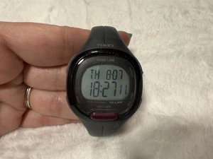 LADIES TIMEX IRONMAN TW5M20000 CHOROGRAPH WRIST WATCH 100M INDIGLO - Picture 1 of 8