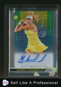 MIRRA ANDREEVA TOPPS CROMO TCA-MAA 2024 AUTÓGRAFO INGLÉS NOVATO - Imagen 1 de 2