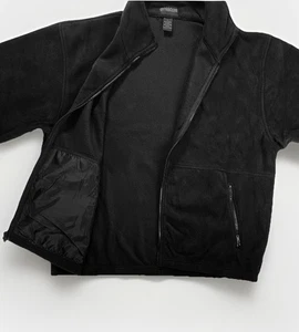 NEW UltraClub Collection Men’s Black Fleece Full Zip Jacket with Pockets Size L - Picture 1 of 6