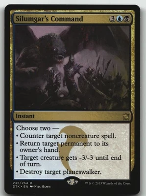 Silumgar's Command R Dragons of Tarkir 232 LP - Image 1 of 2