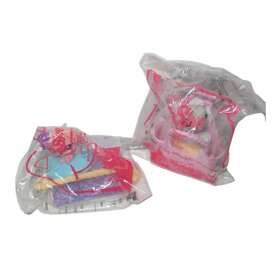 McDonald's Lot Of 2 Littlest Pet Shop Toys From 2010-2011 Sealed - Ferret-Puppy - Image 1 of 4