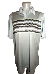 NUEVO CON ETIQUETAS $50, Polo de Golf Oakley, Para Hombre Talla Mediana, Gris y Negro Poliéster Mangas Cortas - Imagen 1 de 10