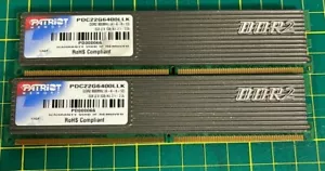 PATRIOT MEMORY 2GB DDR2 PDC22G6400LLK 800MHz - Picture 1 of 1