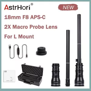 AstrHori 18mm F8 2X Macro Probe APS-C Lens For Leica Panasonic Sigma L mount - Picture 1 of 10