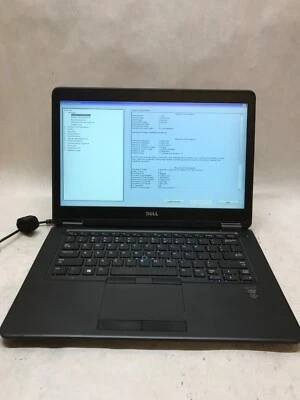 Dell Latitude E7450 14" Laptop Intel i5-5300U 2.3GHz 4GB RAM NO HDD/OS Chips -DW - Image 1 of 4
