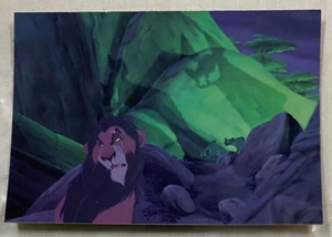 Disney 1994 THE LION KING Series 1 Trading Card #36 Scar Assumes The Throne - Foto 1 di 2