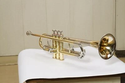 VENDITA!!! Tromba nuova tromba piatta Bb in ottone nichelato argento + M/P + ... - Immagine 1 di 4