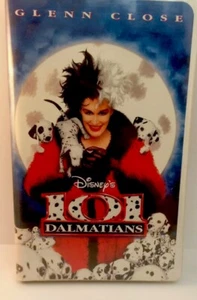 Walt Disney's 101 Dalmatians Glenn Close VHS 1996 - Picture 1 of 5