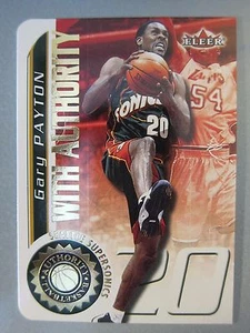 *478/999* 2000-01 Fleer Authority With Authority #WA17 Gary Payton - Picture 1 of 2