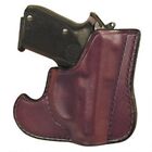 Don Hume 001 Inside Front Pocket/Jacket Brown Leather Concealment Gun Holster