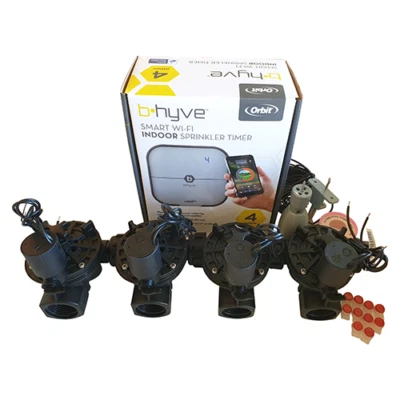 Orbit B-hyve WiFi Controller 4 Station-4x1"inch 25mm Manifold Valves-FreeSensor - Image 1 of 4