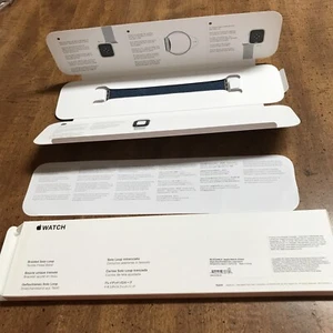 Apple Watch 41mm Band Abyss Blue Braided Solo Loop Size 9 New. Fits SE Series 4 - Zdjęcie 1 z 13