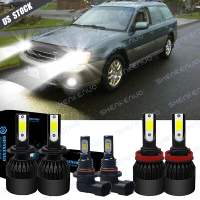 Para Subaru Outback 2005 2006 2007 2008 2009 LED faro+bombilla de luz antiniebla Foto 1 de 4