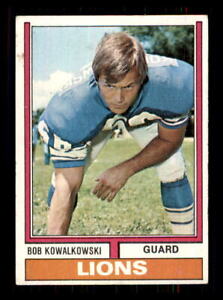 1974 Football Topps Bob Kowalkowski Detroit Lions #147