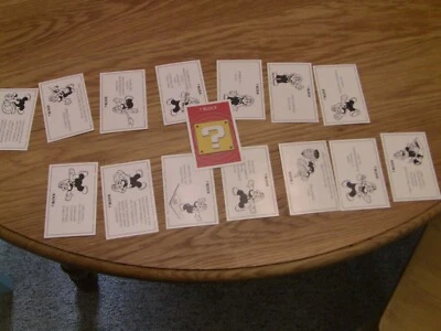 Monopoly Nintendo Edition Replacement Parts/Pieces-16 Block? Cards  - Image 1 of 4