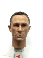 1/6 Scale ghost Agent 007 James Bond Head Sculpt  F12" Male Action