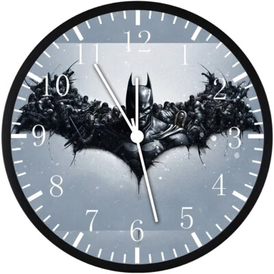Batman Wall Clock Large 12" Personalized option with adding names E58 - Image 1 of 4