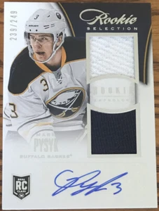 2013-14 Panini Rookie Anthology Rookie Jersey Autograph Mark Pysyk #111 - Picture 1 of 2