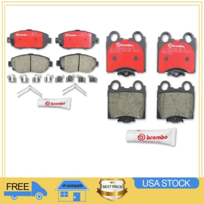 Juego de pastillas de freno de disco delanteras traseras Brembo 1998~2003 Lexus GS300 Foto 1 de 3