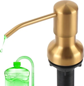 Brass Brushed Nickel Soap Dispenser 47"Extension Tube Kit for Kitchen Sink Pump - Picture 1 of 5