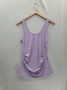 Neu mit Etikett Zella Umstandsmode Fitnessstudio Training lila atmungsaktiv ärmellos Stretch-Top Gr. M - Bild 1 von 10
