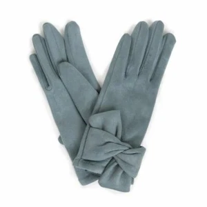 Powder Henrietta Faux Suede Womens Gloves (Denim Blue) Gift Bag RRP £22 50% OFF - Picture 1 of 2
