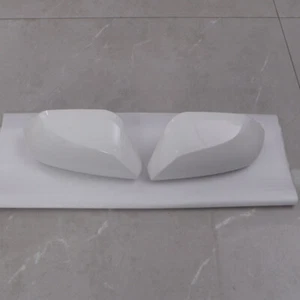 Cubierta de tapa de espejo retrovisor de puerta lateral para conductor pasajero Toyota Camry 2018~23 blanco perla - Imagen 1 de 12