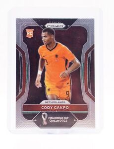 CODY GAKPO 2022 Prizm Road to Qatar World Cup Netherlands Base RC