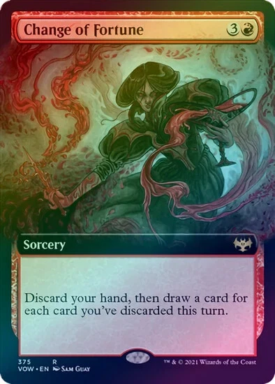 Change of Fortune - Extended Art (Foil) (VOW) Innistrad: Crimson Vow - NM - Image 1 of 1