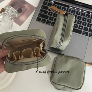 Borsa cosmetica rossetto donna viaggio trucco mini borsa toilette borsa portaoggetti - Foto 1 di 21
