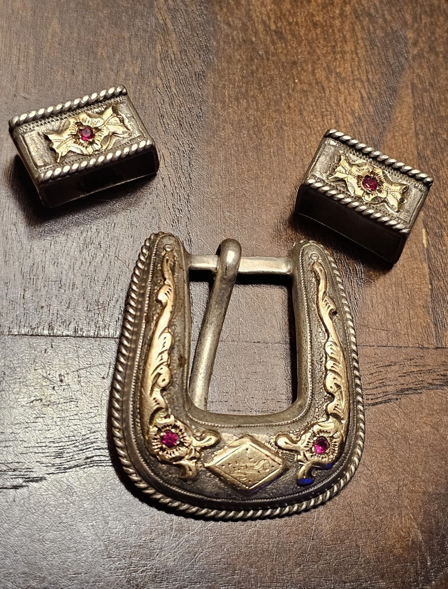 Hollands Buckle In Collectible Western Americana Belt Hollands Buckle In Collectible Western Americana Belt