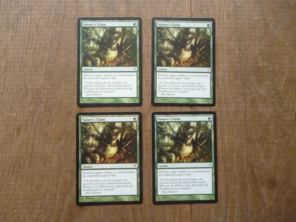 MTG 4 x Nature's Calm common card  Worldwake Magic The Gathering - Image 1 of 1