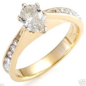 Solitaire Plus Ring w/1.20ctw Super Clean Diamonds - Picture 1 of 3