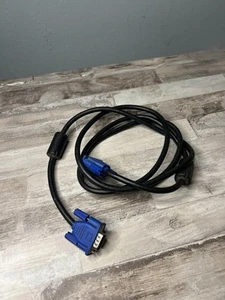 HOTRON E246588 AWM 20276 30V 15-Pin Male/Male VGA Shielded Monitor Cable - Zdjęcie 1 z 7