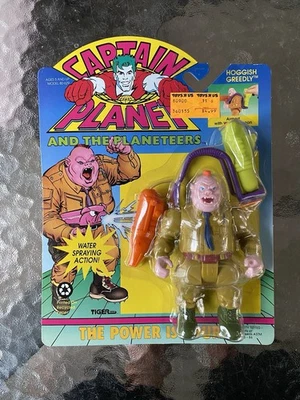 Figura de acción Captain Planet Hoggish Greedly 1991 Tiger Toys sin usar, en caja Foto 1 de 3