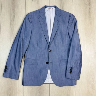 Brooks Brothers Red Fleece Blazer 38S Blue Wool Blend Jacket Made in Turkey EU48 - Image 1 of 4