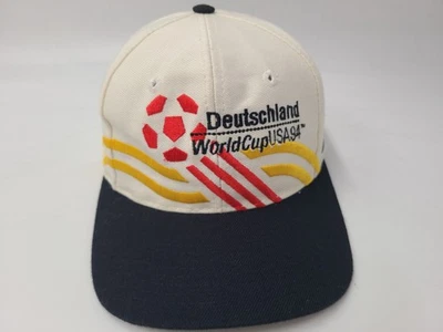 De colección Alemania 1994 Copa Mundial EE. UU. Apex One Snapback Gorra Alemania Fútbol Foto 1 de 4