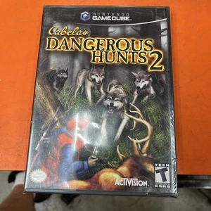 Cabela's DANGEROUS HUNTS 2 💥 (Nintendo GameCube) NEW SEALED MINTY 🦌 RARE HTF - Picture 1 of 2
